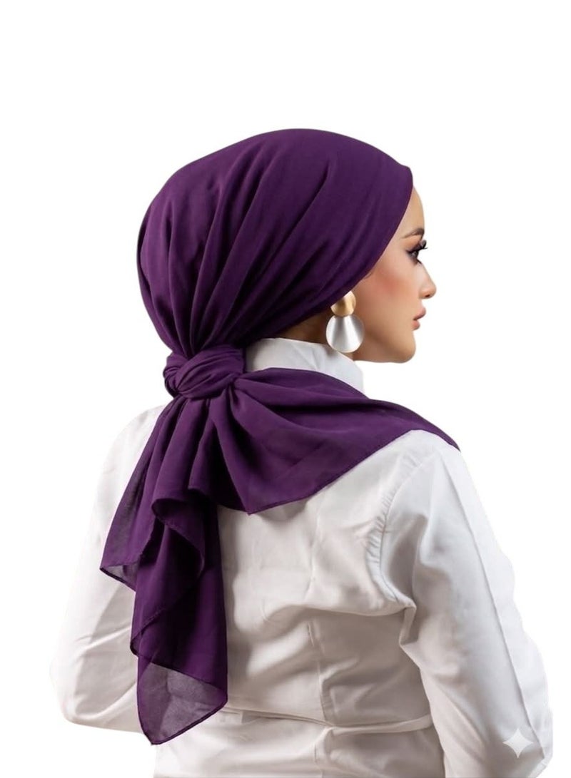 Ready-to-wear scarf with a back scarf with a cotton foam bandana, high quality and comfortable