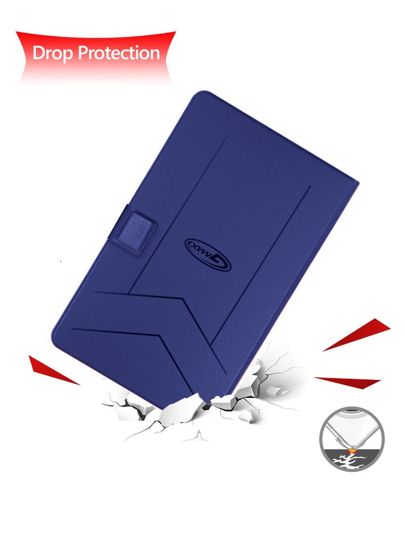 جيماكس غطاء flip بحواف مغناطيسية لجهاز Honor Pad 10 5G 2025 (12.1 بوصة) من جلد PU GMAX - لون أزرق داكن - Image 4