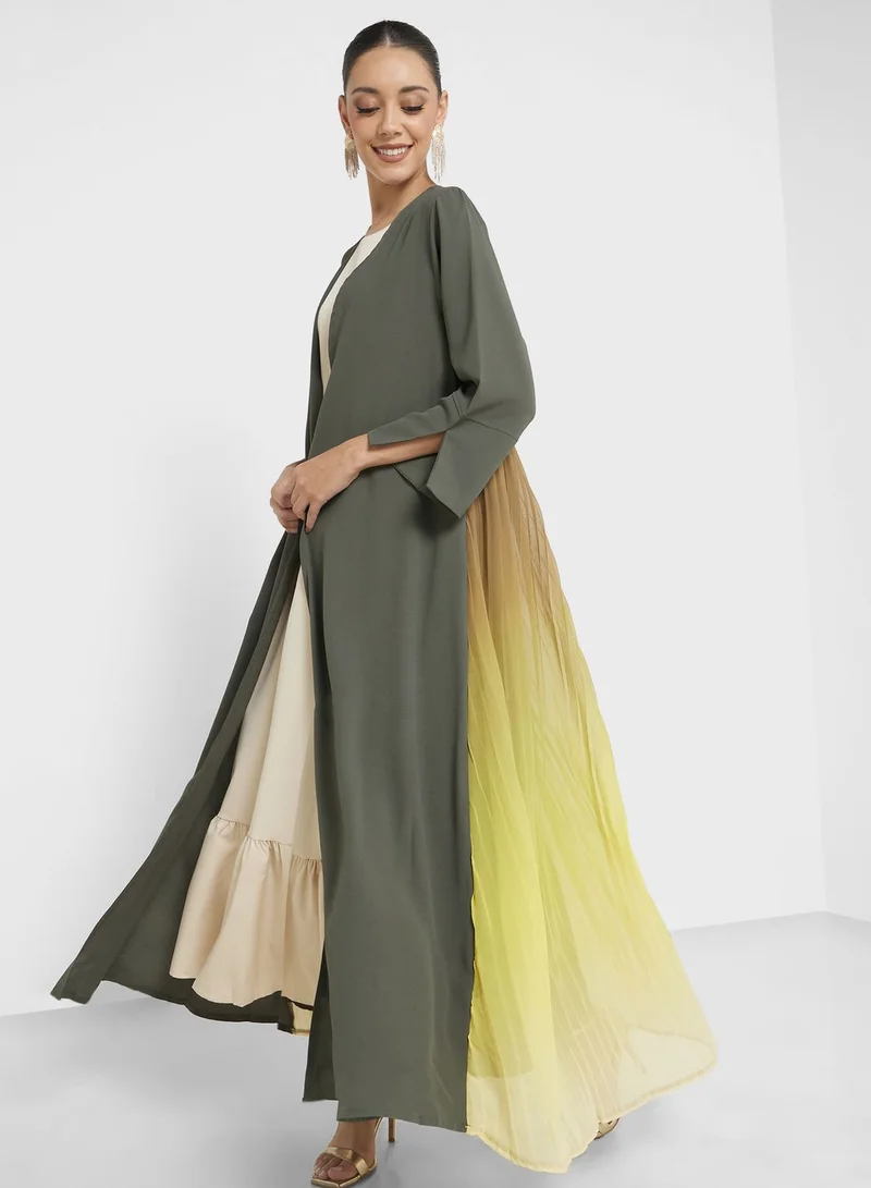 خزانة Abaya With Back Pleats
