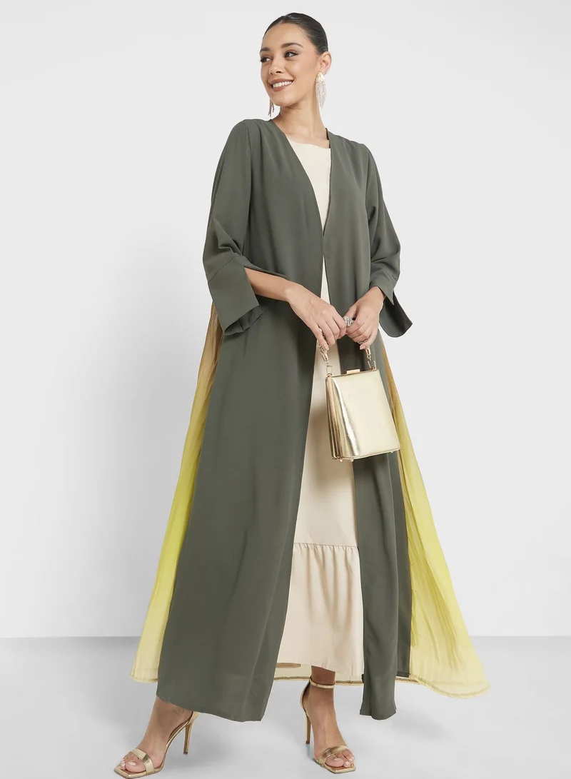 خزانة Abaya With Back Pleats