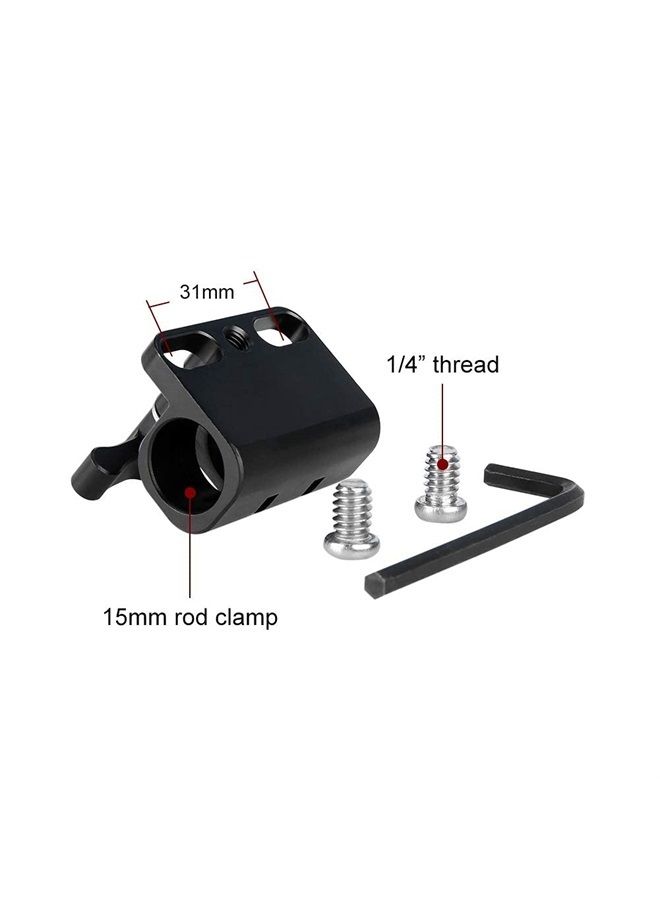 NICEYRIG 15mm Rod Holder Railblock Extension for DSLR Cage, Handle, Baseplate, for DJI Ronin 15mm Rod Support - 278 - Image 4