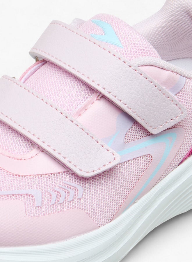 Dash Panelled Sports Shoes with Hook and Loop Closure - Image 4