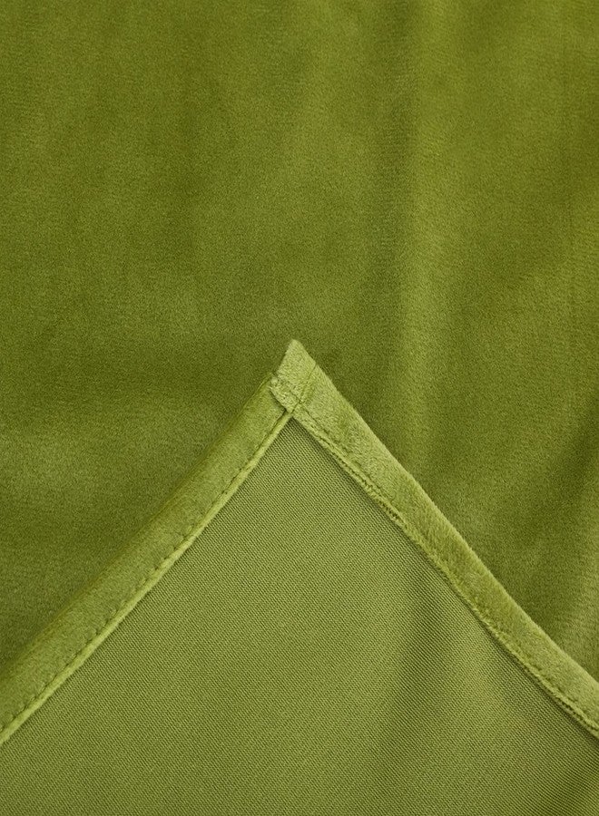 Jusmate Velvet Green Table Scarf Dresser Runner - 13x108 inches for Living Room, Coffee Table, Wedding, Parties - Image 5