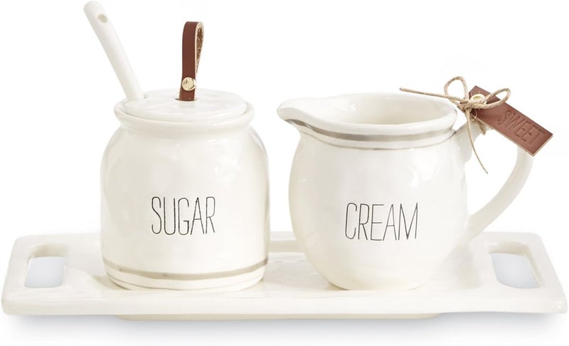 MudPie Bistro Cream and Sugar 5 Piece Set - Image 1