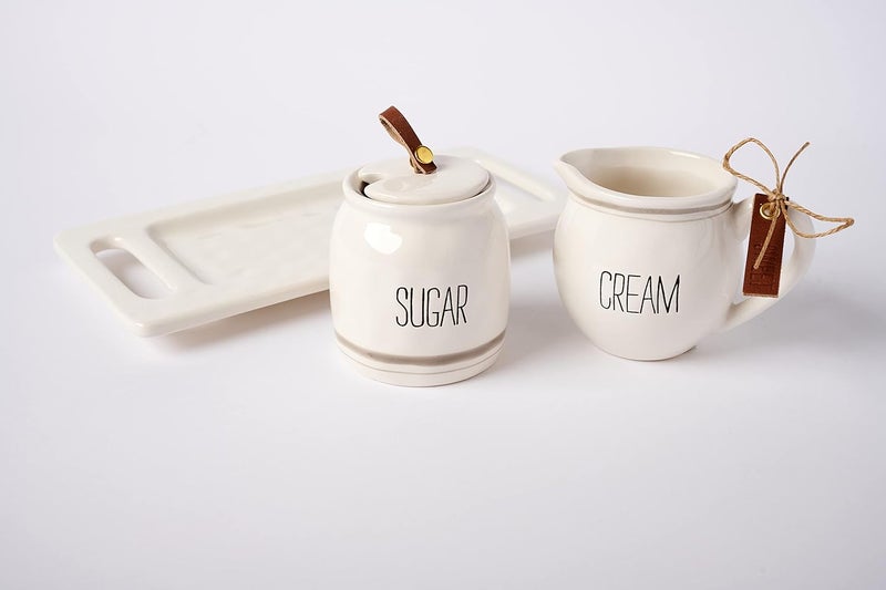 MudPie Bistro Cream and Sugar 5 Piece Set - Image 3