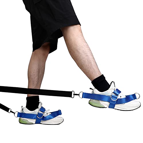 MOOCY 2 Pack Foot Strap for Cable Machine Fitness Attachment Ankle Straps Glute Kickback Leg Exercise for Cable Machines Shoe Cover Pull Belt-4 Ring - Image 5