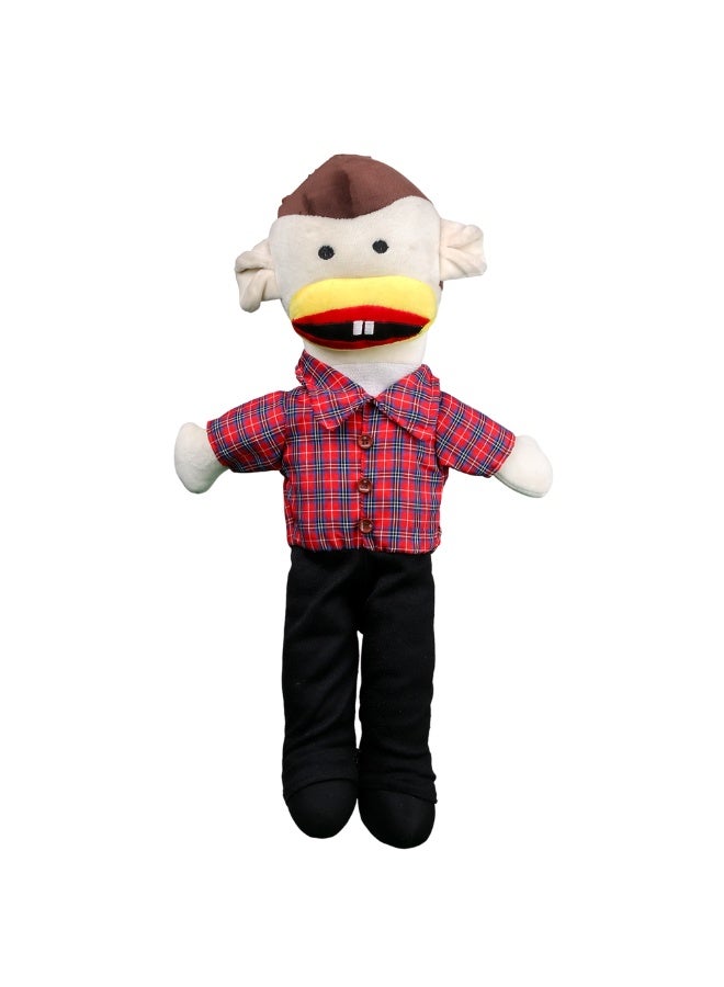 Boogey Soft Toy Fiber Doll with Red Shirt & Black Pants Size 2 - 11042