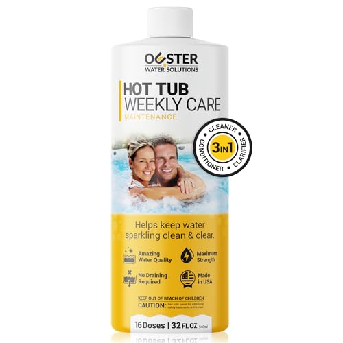 Bio Ouster منظف حوض الاستحمام الساخن 3 في 1 من بايو أوستر، مكيف، مُصفٍ - مواد كيميائية لحوض الاستحمام للمنتجعات القياسية والقابلة للنفخ - مواد كيميائية لحوض الاستحمام لمياه صافية ولامعة - صنع في الولايات المتحدة (32 أونصة) - Image 1