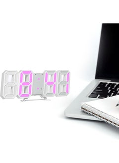 NIBEMINENT 3D LED Digital Clock Multicolour  - Image 2