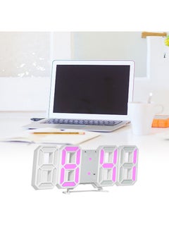 NIBEMINENT 3D LED Digital Clock Multicolour  - Image 3