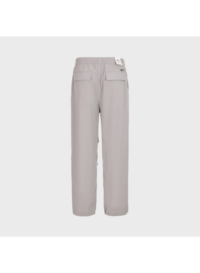Zara men's Minimalist Solid Color Adjustable Hem Soft Comfortable Loose Breathable Pants - Image 3