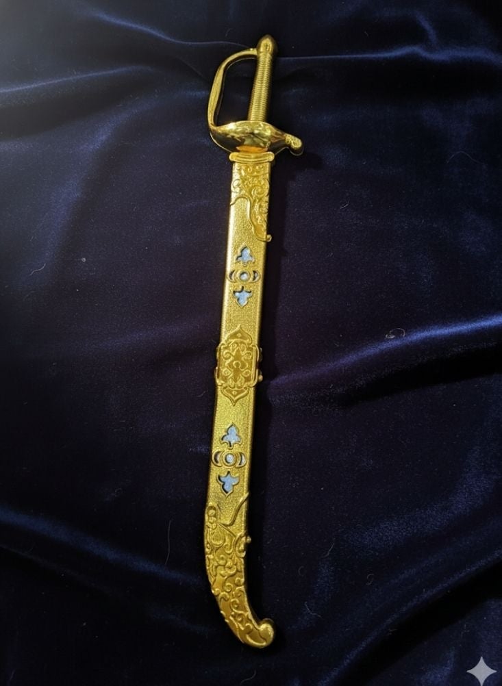 Premium Saudi Traditional Kids Sword Costume Prop – Decorative Arabic Toy Sword for National Day & Founding Day, Lightweight Safe Play Sword for Children, Cultural Dress Accessory in Saudi Arabia - Image 5