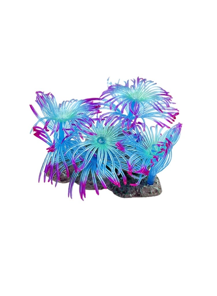 Aquarium Landscaping Coral Aquarium Landscaping Decoration Anemone for Fish Tank Sea Plant Coral Reef Home Decorations Artificial Aquatic Coral Decor Ocean Resin