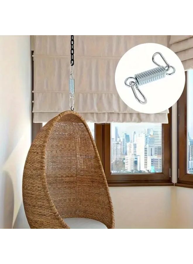 3 قطع مجموعة نوابض فولاذية متينة مع خطاطيف مجلفنة مقاومة للصدأ - Image 2