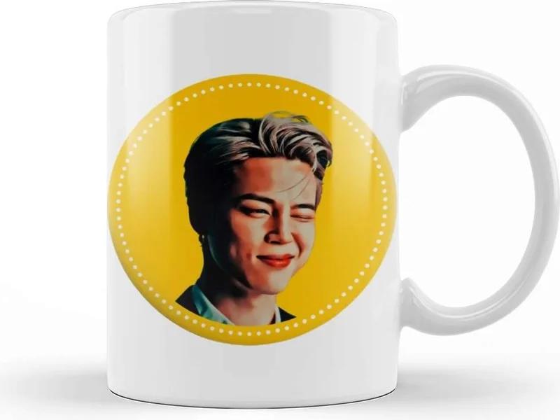 Baskı Dükkanı Print Shop Jimin Winky Face Mug Porcelain