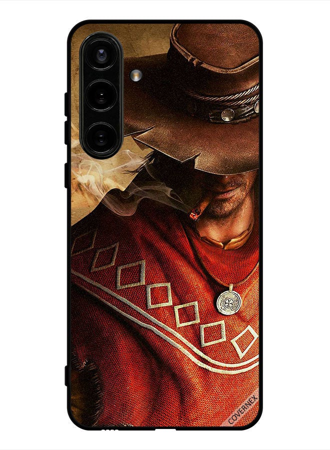 Covernex Protective Case Cover For Samsung Galaxy S24 Plus Stylish Hat Man - Image 1