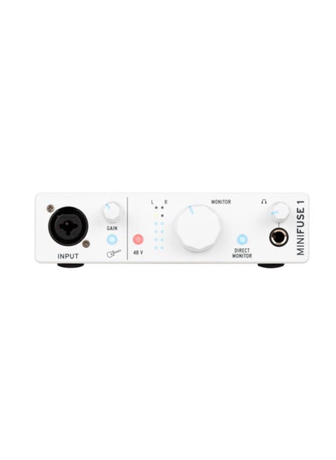 Arturia MiniFuse 1 USB Type-C Audio Interface (White)