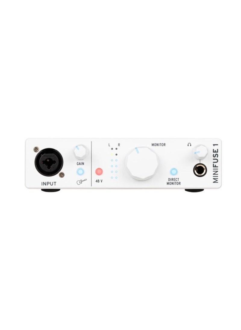 Arturia Arturia MiniFuse 1 USB Type-C Audio Interface (White)  - Image 1