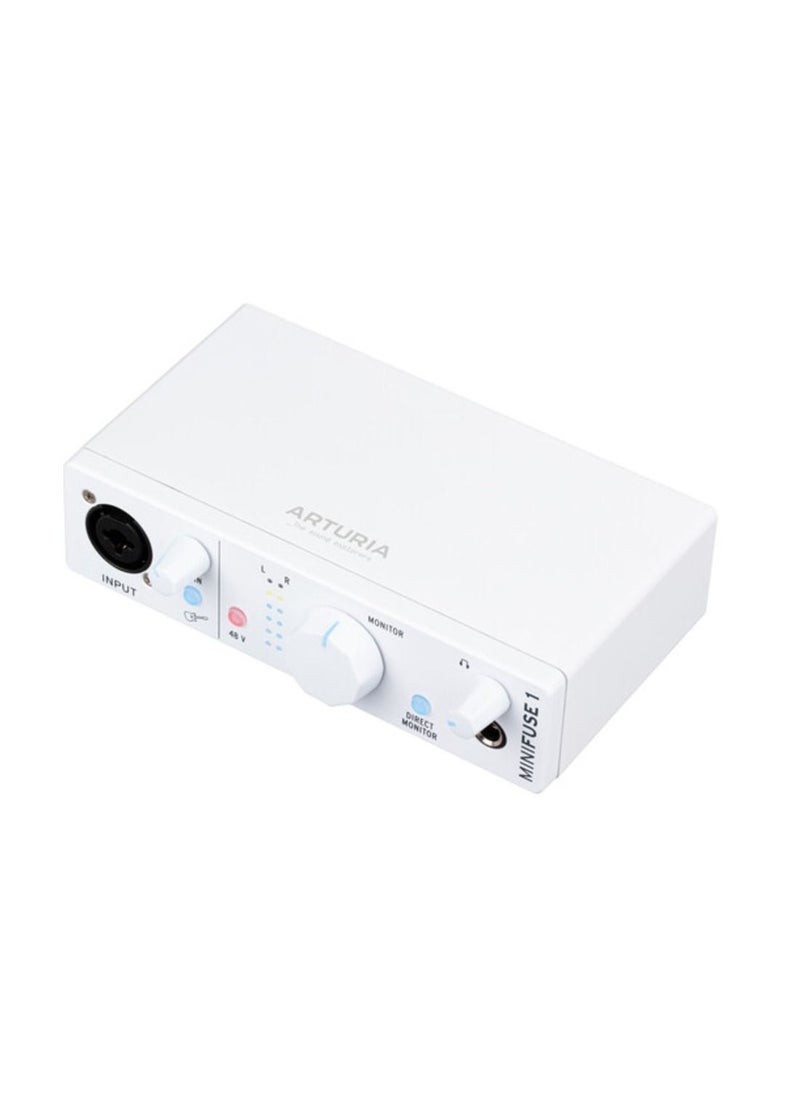 Arturia Arturia MiniFuse 1 USB Type-C Audio Interface (White)  - Image 2