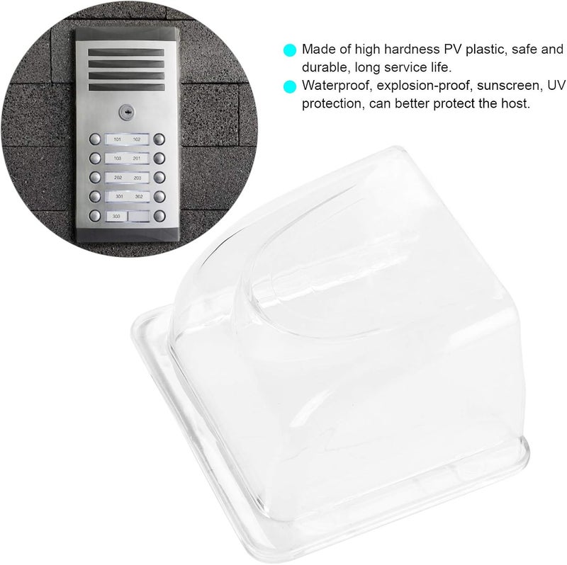 klarako Plastic Rain Cover Waterproof Shell for Door Access Control Keypad Controller Rainproof, Suit for Attendance Machine/Doorbell Chime - Image 5