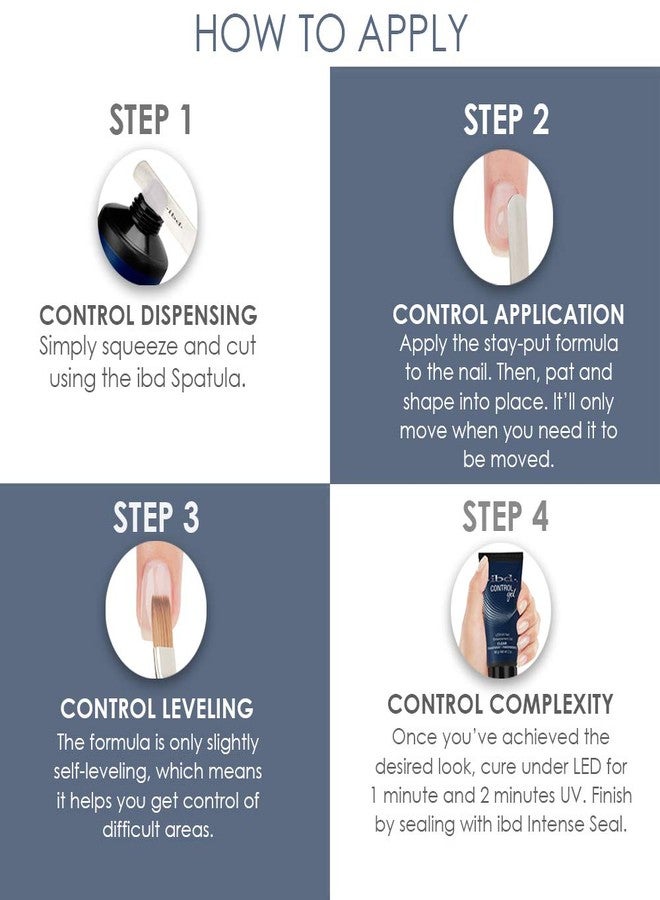 Ibd جل التحكم في الأظافر الهجين من IBD برو، جل تعزيز الأظافر LED/UV أبيض، 2 أونصة - Image 2