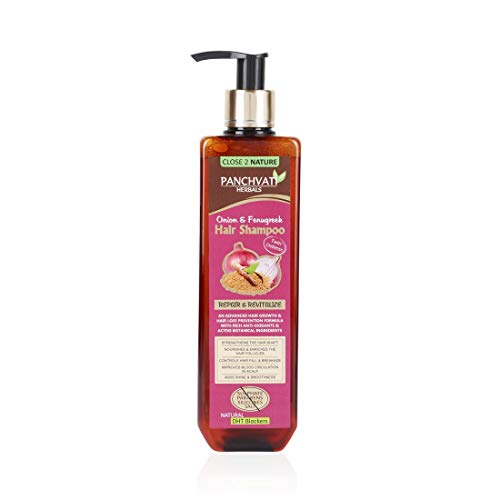 Panchvati Onion Fenugreek Hair Shampoo, 300 Ml - No Sulphate, No Parabens, No Silicon & Salt - Image 4