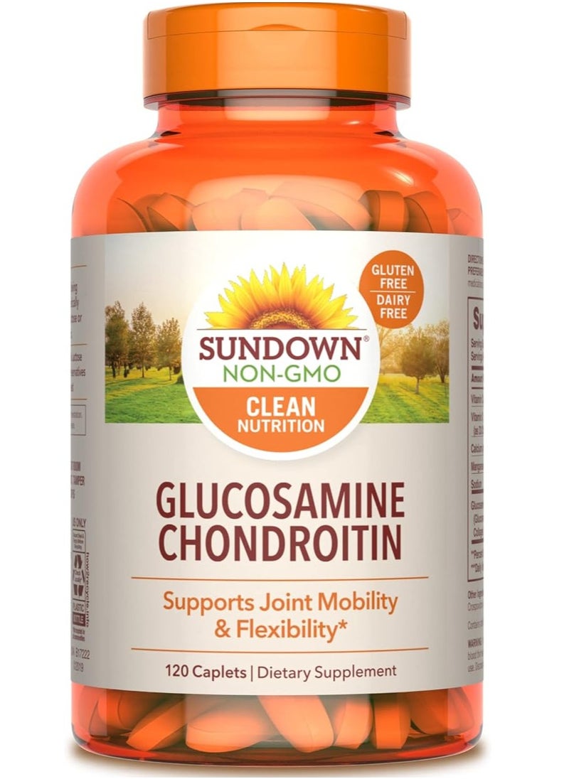 Sundown - Glucosamine Chondroitin Joint Support Supplement 120 Caplets - Image 1