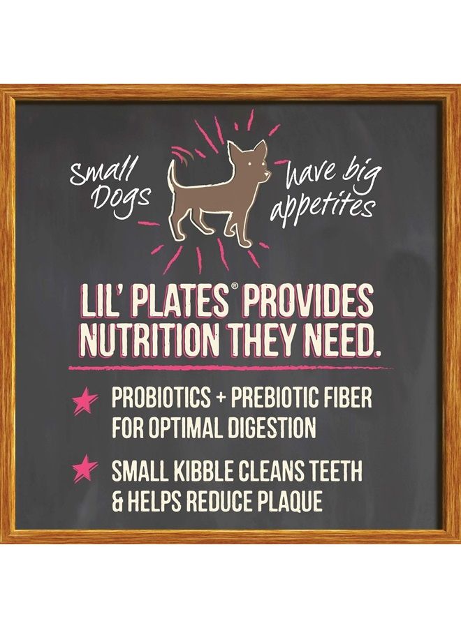 Merrick Lil' Plates Puppy Food, Grain Free Puppy Real Chicken and Sweet Potato Recipe, Small Breed Dog Food - 4 lb Bag - Image 1