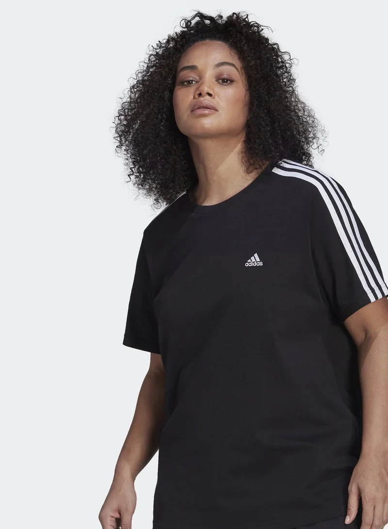 Adidas 3 Stripes Slim fit T-Shirt