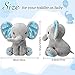 Zomiboo 3 Pieces Elephant Stuffed Animal 8 Inch Baby Stuffed Elephant Animal Plush Toy Gift Baby Girl Boys Bed Decor Cute Style - Image 2