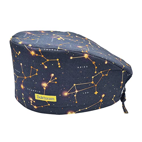 DOKTORAM Printed Scrub Hat with Starry Night Design for Medical Professionals… - Image 5