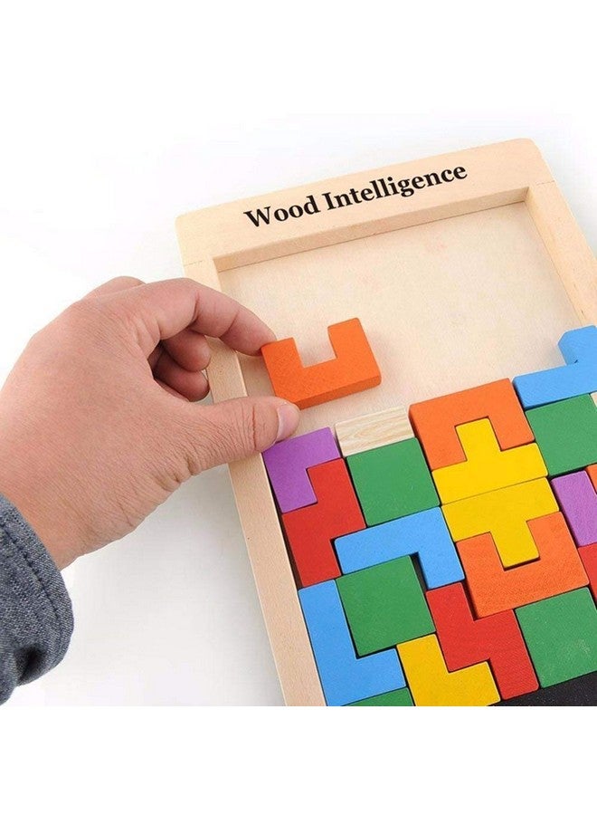DIPDEY ألعاب الألغاز الصغيرة للسفر من DIPDEY للأطفال، ألعاب ذهنية خشبية، ألعاب تعليمية، لعبة لوحية للأطفال، 40 قطعة، ألعاب داخلية وخارجية، هدايا للأولاد والبنات من 3 إلى 7 سنوات. - Image 3