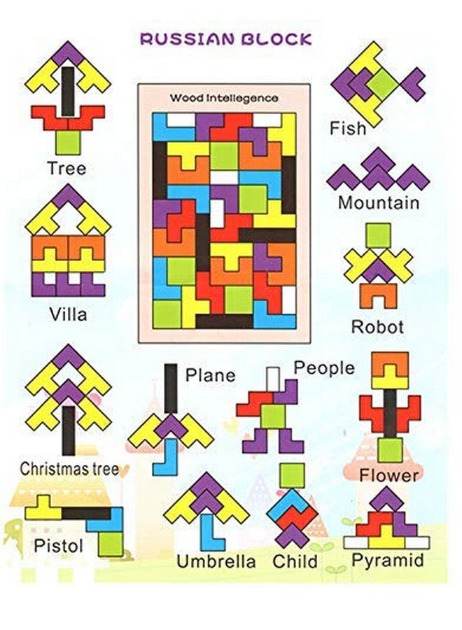 DIPDEY ألعاب الألغاز الصغيرة للسفر من DIPDEY للأطفال، ألعاب ذهنية خشبية، ألعاب تعليمية، لعبة لوحية للأطفال، 40 قطعة، ألعاب داخلية وخارجية، هدايا للأولاد والبنات من 3 إلى 7 سنوات. - Image 2