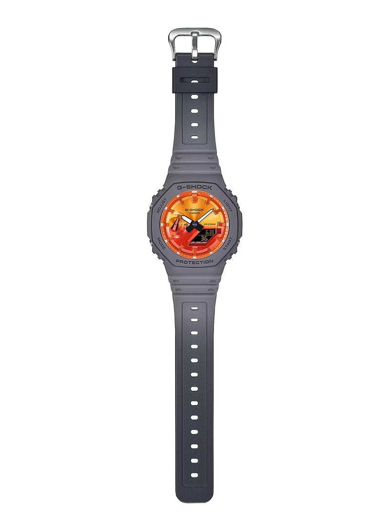 G-SHOCK Analog+Digital Resin Band Men's Watch GA-2100FL-8A - Image 4