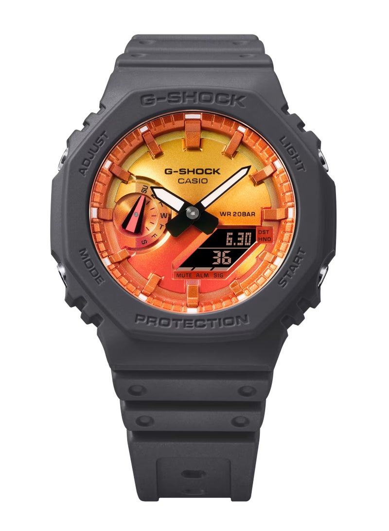 G-SHOCK Analog+Digital Resin Band Men's Watch GA-2100FL-8A - Image 3