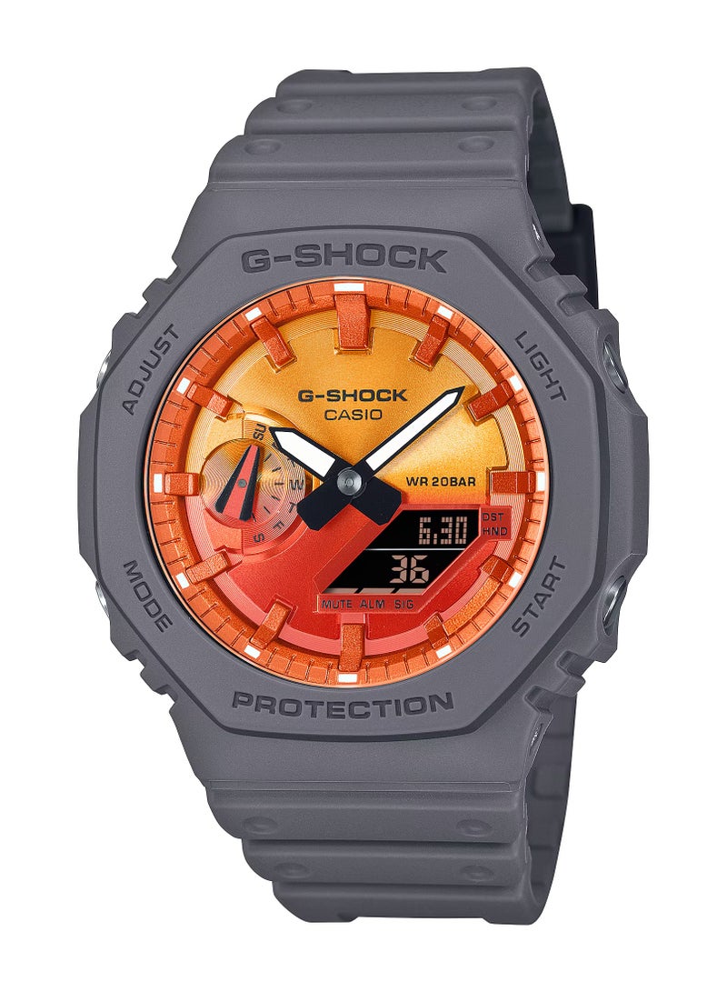 G-SHOCK Analog+Digital Resin Band Men's Watch GA-2100FL-8A - Image 1