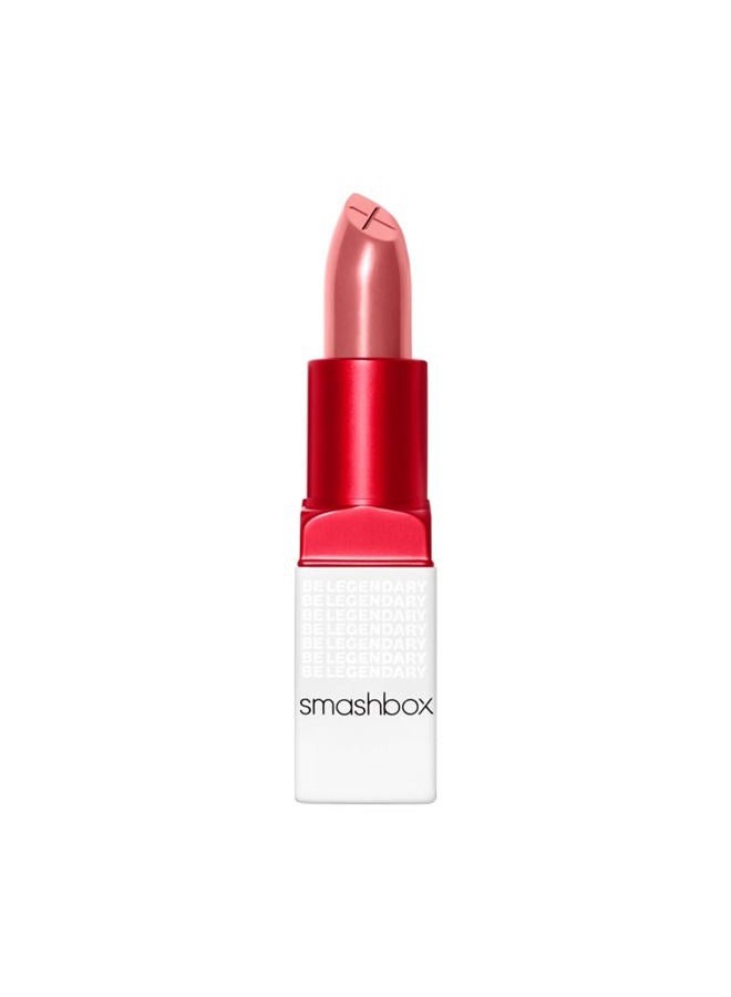 SmashBox Be Legendary Prime & Plush Lipstick | Creamy, High-Pigment, Peptide + Moisture Infused lipstick with built in primer for smooth color, 0.14 Ounce, Level Up - Image 1
