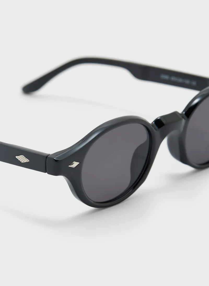 سفنتي فايف Retro Round Sunglasses
