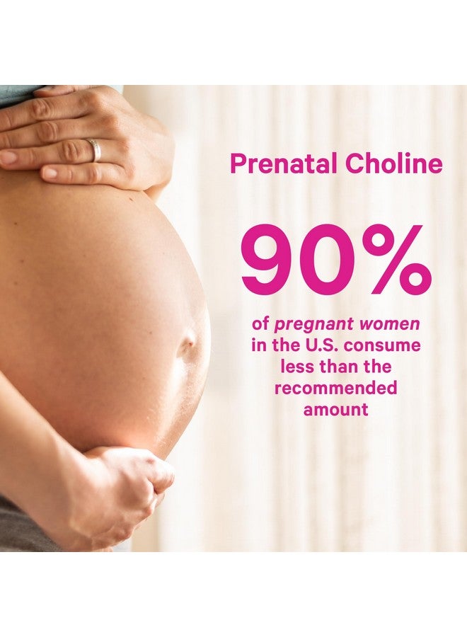 Pink Stork Choline - 550 mg Choline Bitartrate from VitaCholine for Pregnant + Postpartum Moms - Prenatal Vitamin for Fetal Cognitive Health + Breast Milk Quality - 1 Capsule Daily, 30 Count - Image 3