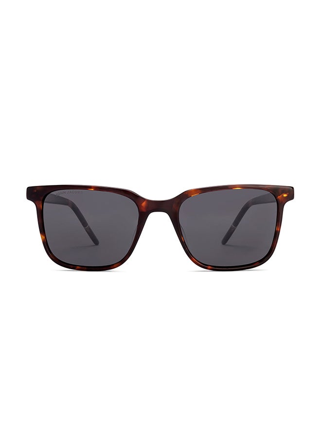 John Jacobs Unisex John Jacobs | Tortoise - Grey | Full Rim Square Stylish & Premium UV Protected Sunglasses | JJ Acetate | Polarized and 100% UV Protected | Men & Women | Extra Wide | JJ S17342 - Image 2