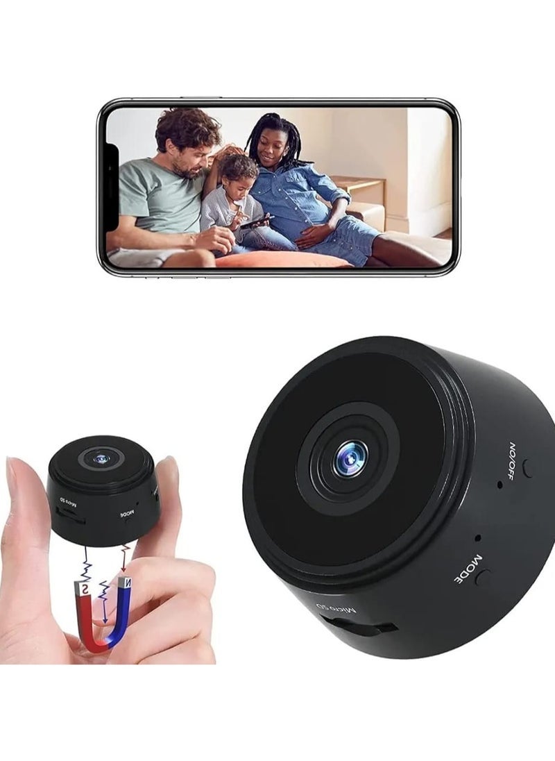 ELTRAZONE WiFi Mini Magnetic A9 Wireless Spy Hidden HD 1080P Small Portable Round Camera, Indoor Security Camera, Motion Detection, Instant Notifications Night Vision Camera (Camera)  - Image 4