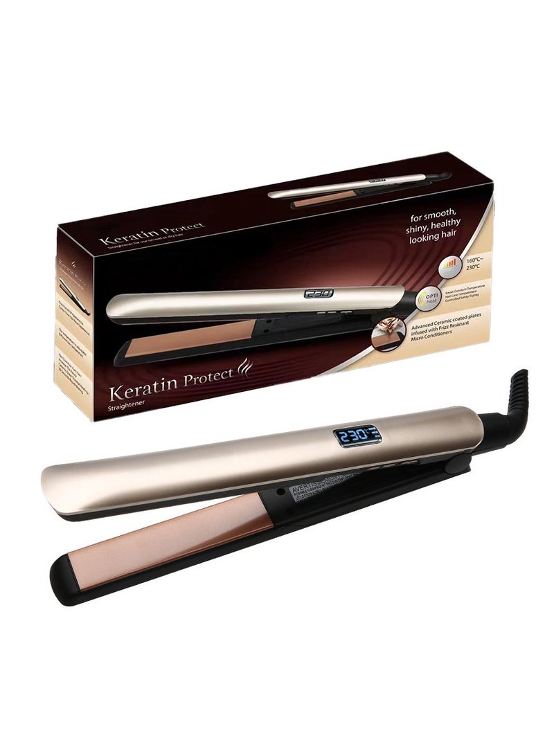 Wavy plate splint ceramic fast heating constant temperature straight plate clip does not hurt the hair lazy hair straightener straightener - Image 1
