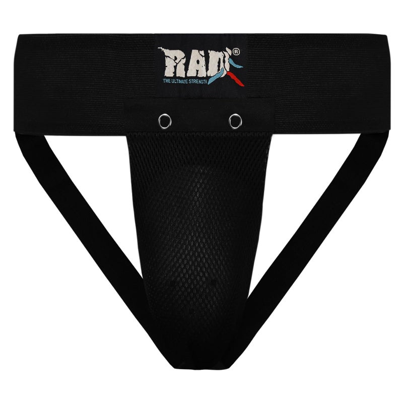 RAD Groin Guard for Men – Black – Medium | MMA, Boxing, Muay Thai & Martial Arts Athletic Cup with Removable Protective Cup - Image 5