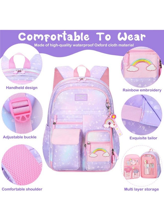 PALAY PALAY School Backpacks For Girls Gift Backpack For Kids 6-12 Years Old,Pink - Image 4