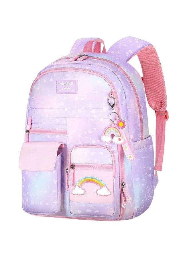 PALAY PALAY School Backpacks For Girls Gift Backpack For Kids 6-12 Years Old,Pink - Image 1