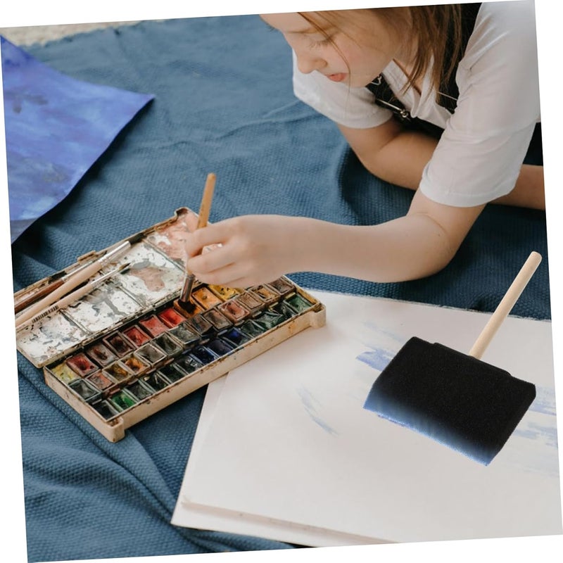 1Set Painting Sponge Brush Styles of Art Tools for DIY Crafts Safe for Beginners and Kindergarten Use Easy to Clean Lightweight - Image 4