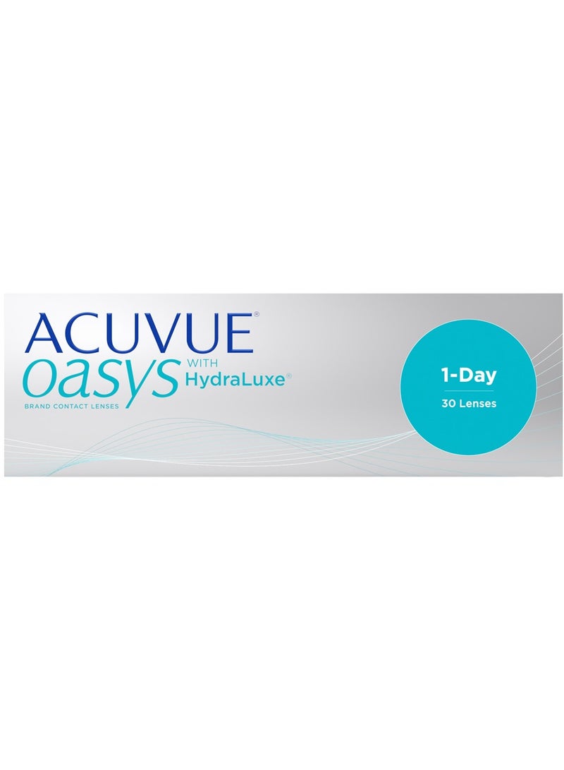 ACUVUE Acuvue Oasys Daily UV Blocking Powered Clear Contact Lenses With Hydraluxe 