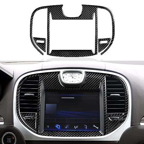 BRMYL Car Central Navigation Screen Air Outlet Vent Decals for 2011 2012 2013 2014 Chrysler 300 / 300C / 300S / Limited/Base Accessories Interior Stickers - Image 1