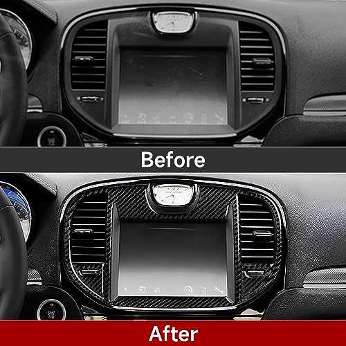 BRMYL Car Central Navigation Screen Air Outlet Vent Decals for 2011 2012 2013 2014 Chrysler 300 / 300C / 300S / Limited/Base Accessories Interior Stickers - Image 3