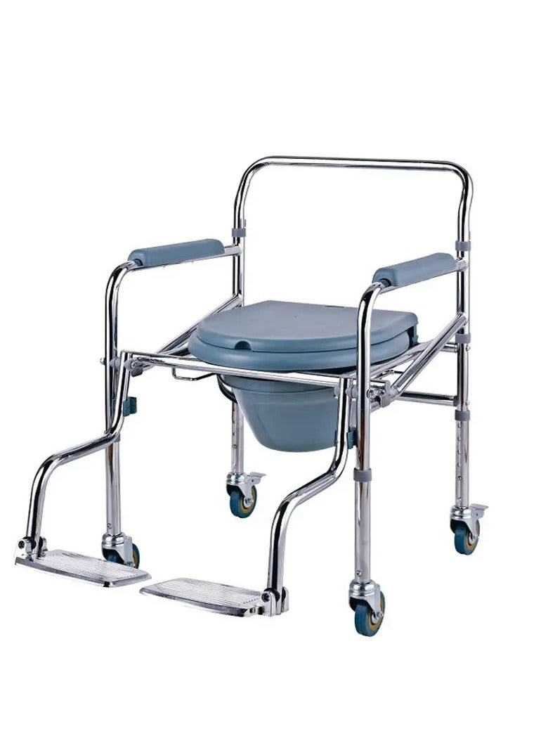 DAYANG Toilet Wheelchair with square base